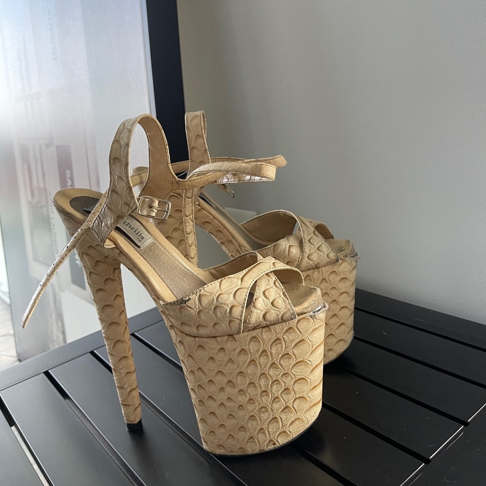 2for1 Custom Python Pleaser Pole 8-Inch Heels By … - image 1